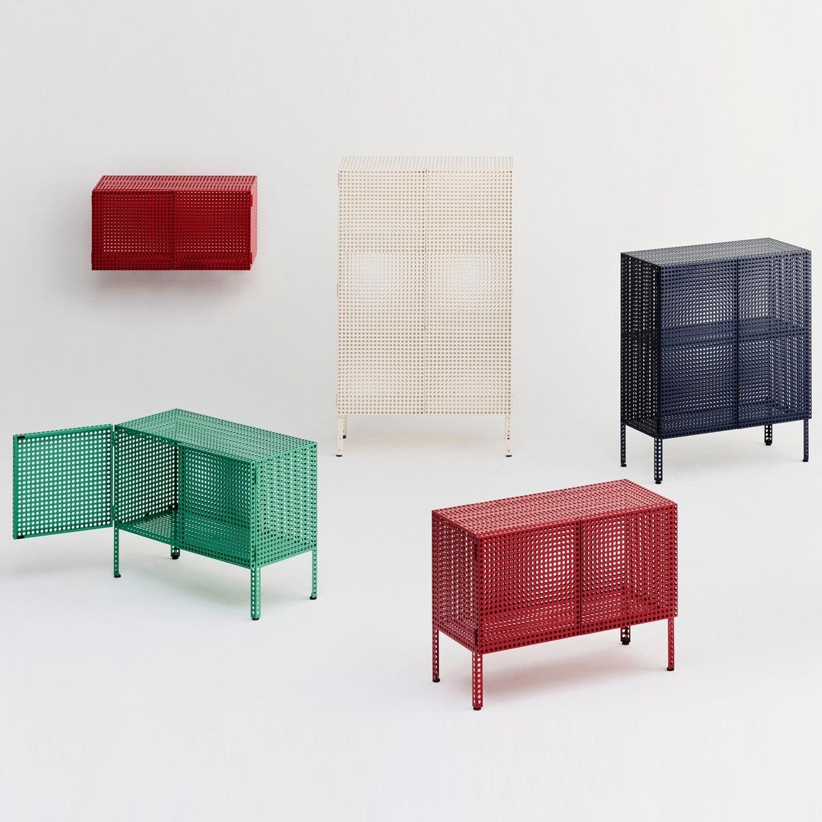 HAY ヘイ Perforated Cabinet Floor パーフォレイテッド キャビネット フロア S スモールサイズ 収納 デザイン：ミュラー・ヴァン・セーヴェレン