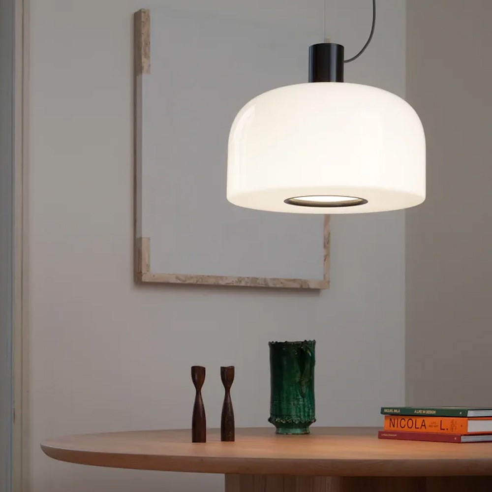 FLOS フロス BELLHOP GLASS S2 ベルホップ ガラス S2 ペンダントランプ Φ450mm LED カラー：3色 デザイン：バーバー・オズガビー