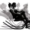 Varier ヴァリエール GRAVITY グラビティ ラウンジチェア カラー：ブラック デザイン：ピーター・オプスヴィック