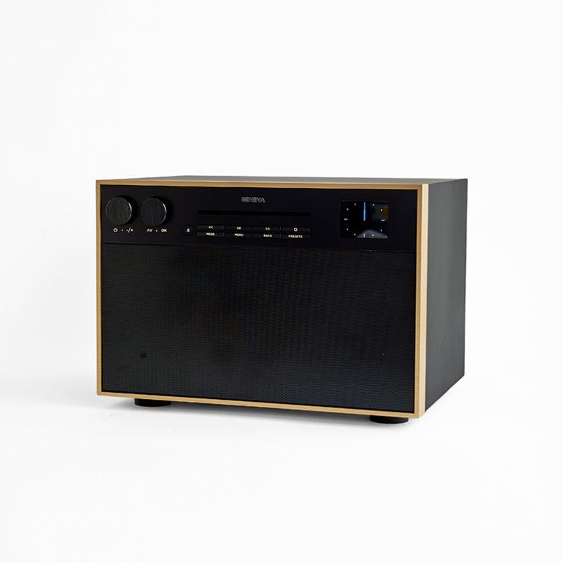 GENEVA ジェネバ Decon / M デコン オールインワンオーディオ Hi-Fi システム CDプレーヤー FMラジオ Wifi Bluetooth スピーカー カラー：3色 ※専用スタンド別売