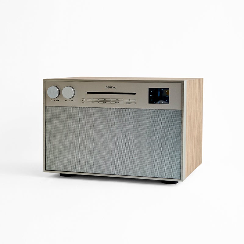 GENEVA ジェネバ Decon / M デコン オールインワンオーディオ Hi-Fi システム CDプレーヤー FMラジオ Wifi Bluetooth スピーカー カラー：3色 ※専用スタンド別売