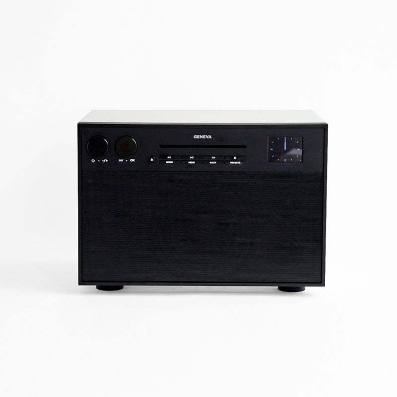 GENEVA ジェネバ Decon / M デコン オールインワンオーディオ Hi-Fi システム CDプレーヤー FMラジオ Wifi Bluetooth スピーカー カラー：3色 ※専用スタンド別売