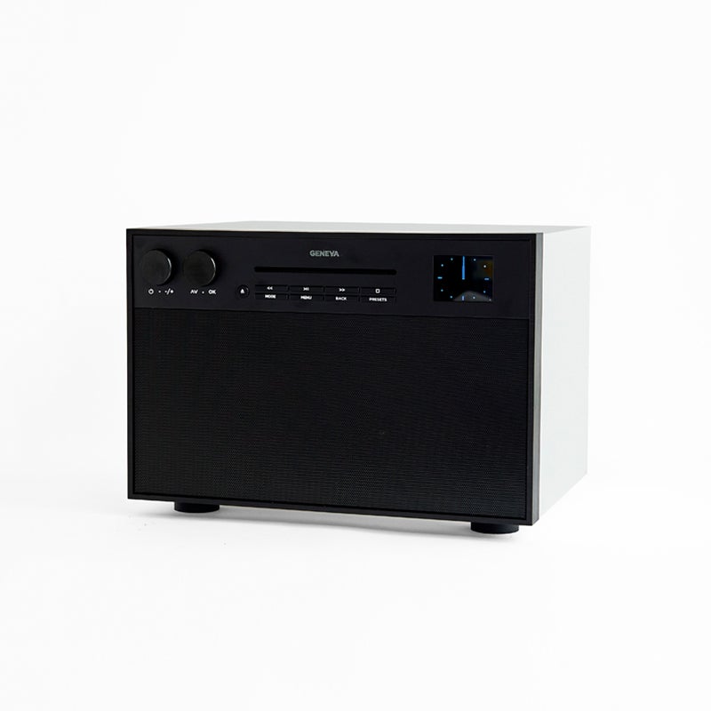 GENEVA ジェネバ Decon / M デコン オールインワンオーディオ Hi-Fi システム CDプレーヤー FMラジオ Wifi Bluetooth スピーカー カラー：3色 ※専用スタンド別売