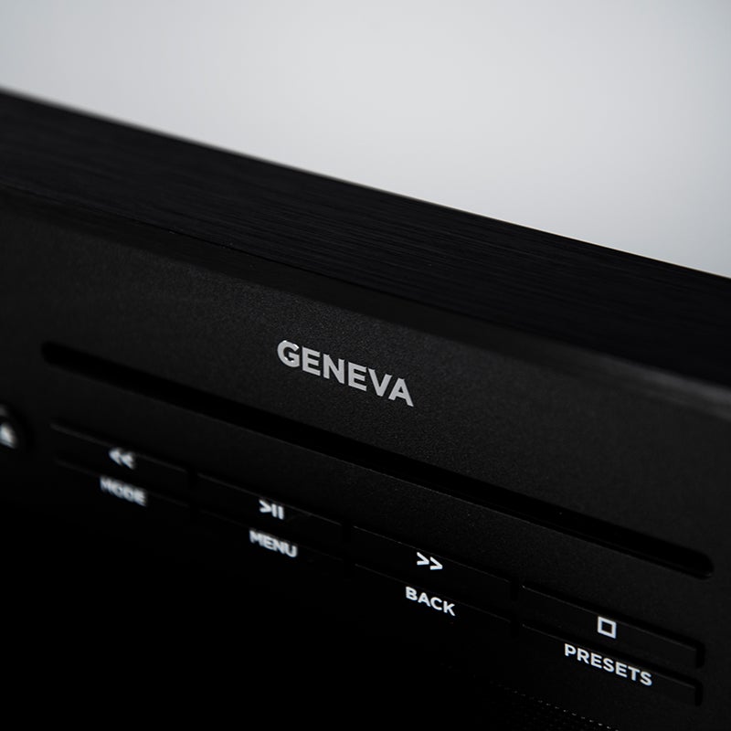 GENEVA ジェネバ Decon / M デコン オールインワンオーディオ Hi-Fi システム CDプレーヤー FMラジオ Wifi Bluetooth スピーカー カラー：3色 ※専用スタンド別売