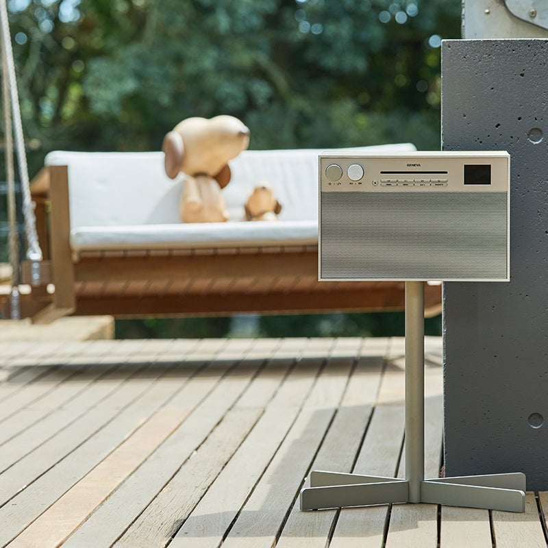 GENEVA ジェネバ Decon / M デコン オールインワンオーディオ Hi-Fi システム CDプレーヤー FMラジオ Wifi Bluetooth スピーカー カラー：3色 ※専用スタンド別売