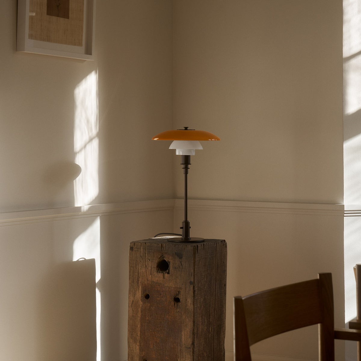 ouis Poulsen ルイスポールセン PH 3/2 Table Lamp Centenary Edition PH 3/2 テーブルランプ センテナリー・エディション スタンドライト Φ285mm アンバー 琥珀色ガラス 真鍮エイジング加工 デザイン：ポール・ヘニングセン