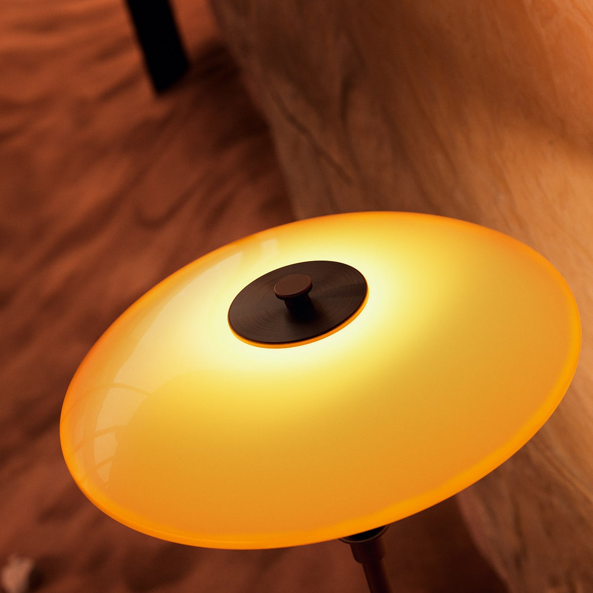 ouis Poulsen ルイスポールセン PH 3/2 Table Lamp Centenary Edition PH 3/2 テーブルランプ センテナリー・エディション スタンドライト Φ285mm アンバー 琥珀色ガラス 真鍮エイジング加工 デザイン：ポール・ヘニングセン