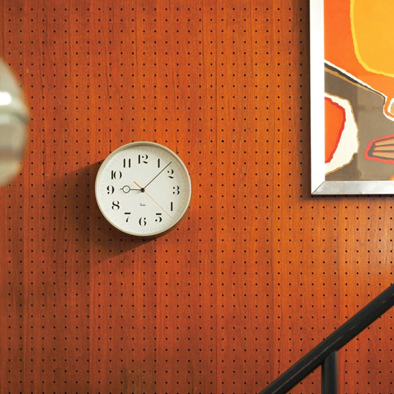 Lemnos レムノス RIKI RING CLOCK リキ リングクロック WR20-05 ウォールクロック 壁掛け時計 スイープセコンド Φ251mm カラー：2色 デザイン：渡辺 力