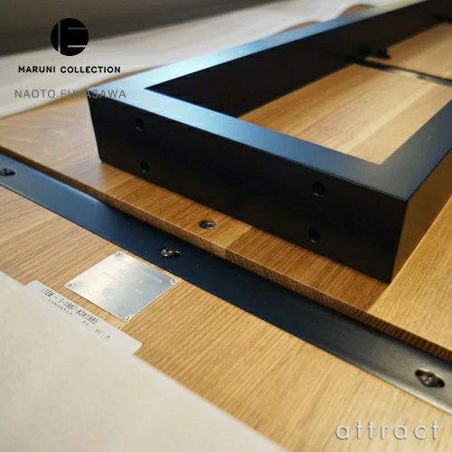 Maruni マルニ木工 MARUNI COLLECTION マルニコレクション MALTA マルタ ダイニングテーブル スチールレッグ 天板：オーク（NQ-0 ナチュラルオーカー） デザイン：深澤 直人