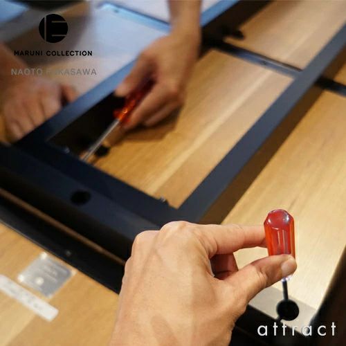 Maruni マルニ木工 MARUNI COLLECTION マルニコレクション MALTA マルタ ダイニングテーブル スチールレッグ 天板：オーク（NQ-0 ナチュラルオーカー） デザイン：深澤 直人