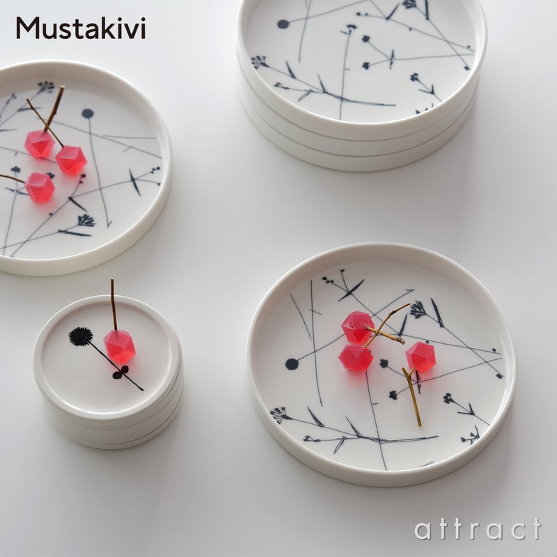 Mustakivi ムスタキビ MICHIKUSA ミチクサ プレート 丸皿 18cm