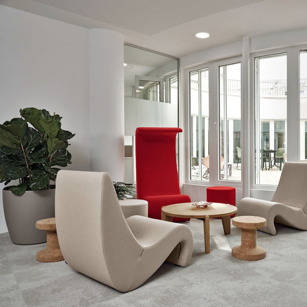 Vitra ヴィトラ Amoebe Highback アムーべ ハイバック ラウンジチェア ポリウレタンフォーム デザイン：ヴェルナー・パントン