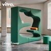 Vitra ヴィトラ Living Tower リビングタワー 多機能ソファ ポリウレタンフォーム デザイン：ヴェルナー・パントン