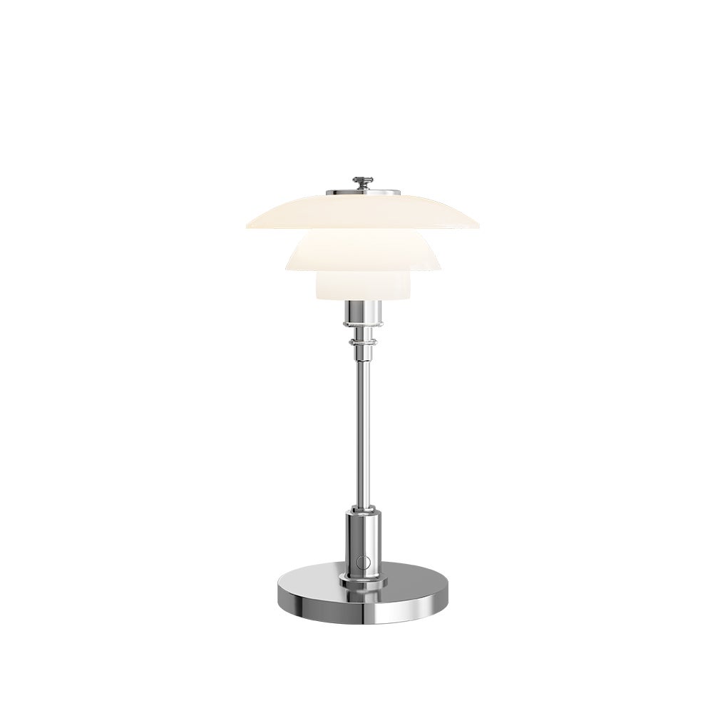 Louis Poulsen ルイスポールセン PH 1/1 Portable ポータブル テーブルランプ スタンドライト Φ160mm （シルヴァー・クローム） ポール・ヘニングセン