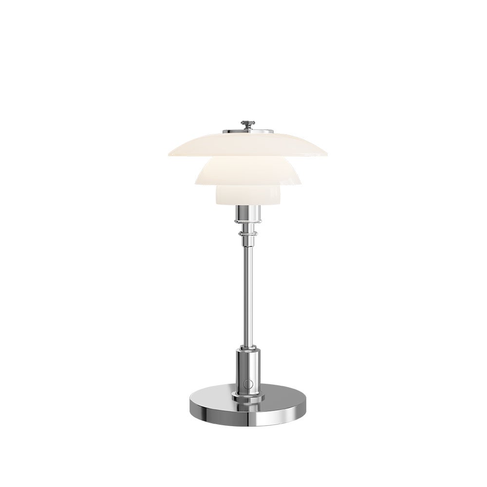 Louis Poulsen ルイスポールセン PH 1/1 Portable ポータブル テーブルランプ スタンドライト Φ160mm （シルヴァー・クローム） ポール・ヘニングセン