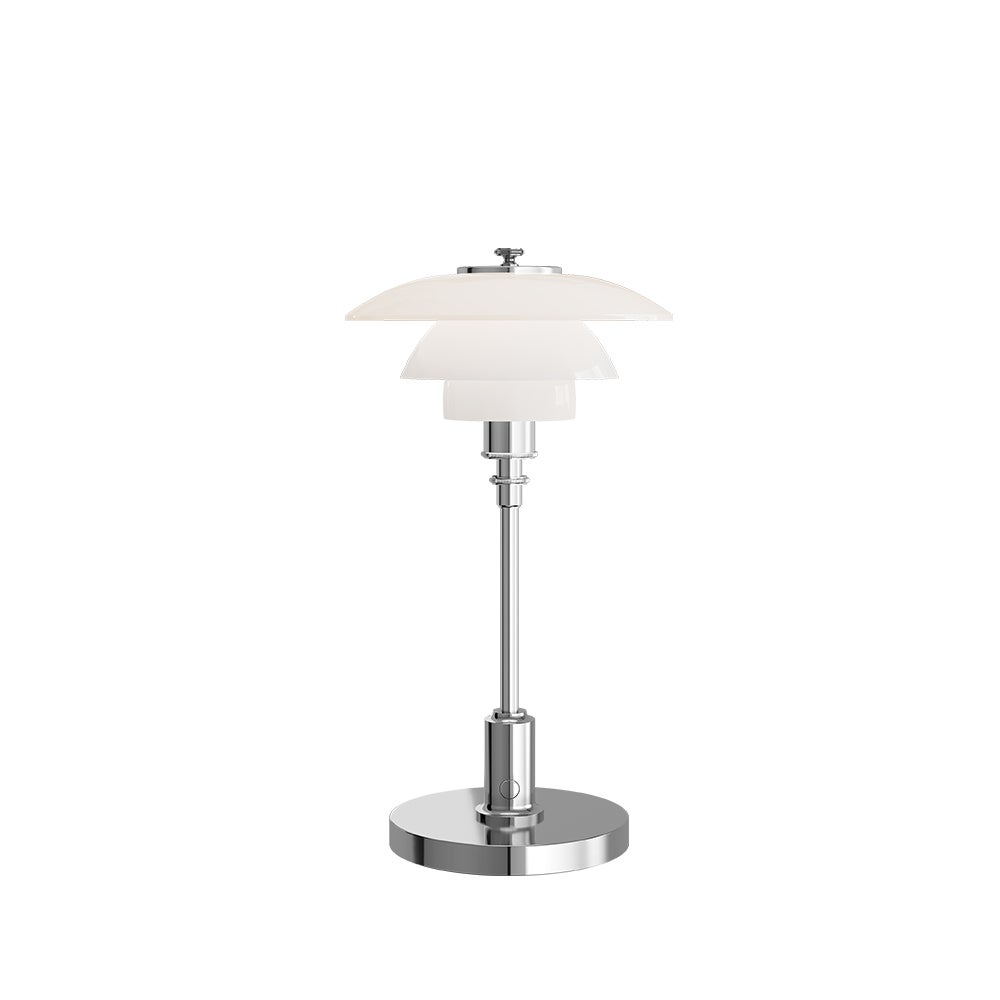 Louis Poulsen ルイスポールセン PH 1/1 Portable ポータブル テーブルランプ スタンドライト Φ160mm （シルヴァー・クローム） ポール・ヘニングセン