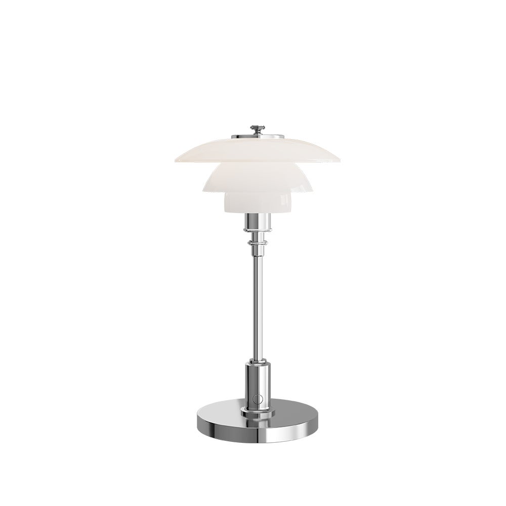 Louis Poulsen ルイスポールセン PH 1/1 Portable ポータブル テーブルランプ スタンドライト Φ160mm （シルヴァー・クローム） ポール・ヘニングセン