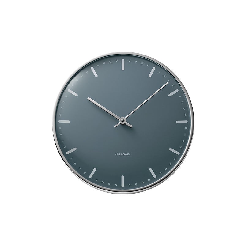 ROSENDAHL ローゼンダール Arne Jacobsen アルネ・ヤコブセン WALL CLOCK ウォールクロック CITY HALL シティホール ブライナー ブルー 壁掛け時計 全2サイズ