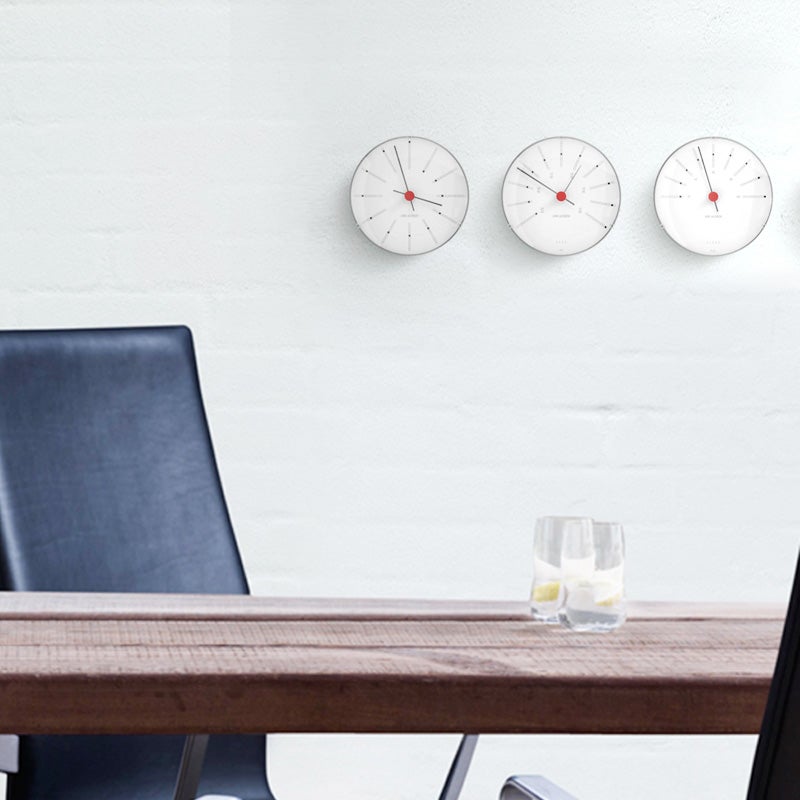 ROSENDAHL ローゼンダール Arne Jacobsen アルネ・ヤコブセン WEATHER STATION ＆ WALL CLOCK ウェザーステーション ウォールクロック 温度計 ハイグロメーター 湿度計 BANKERS バンカーズ 壁掛け時計 全3種類