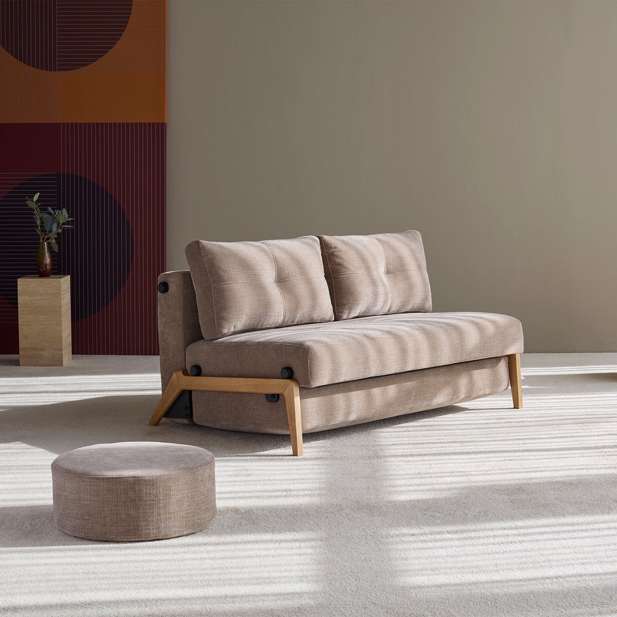INNOVATION LIVING イノベーション・リビング CUBED 140 WOOD キューブド 140 ウッド ソファベッド