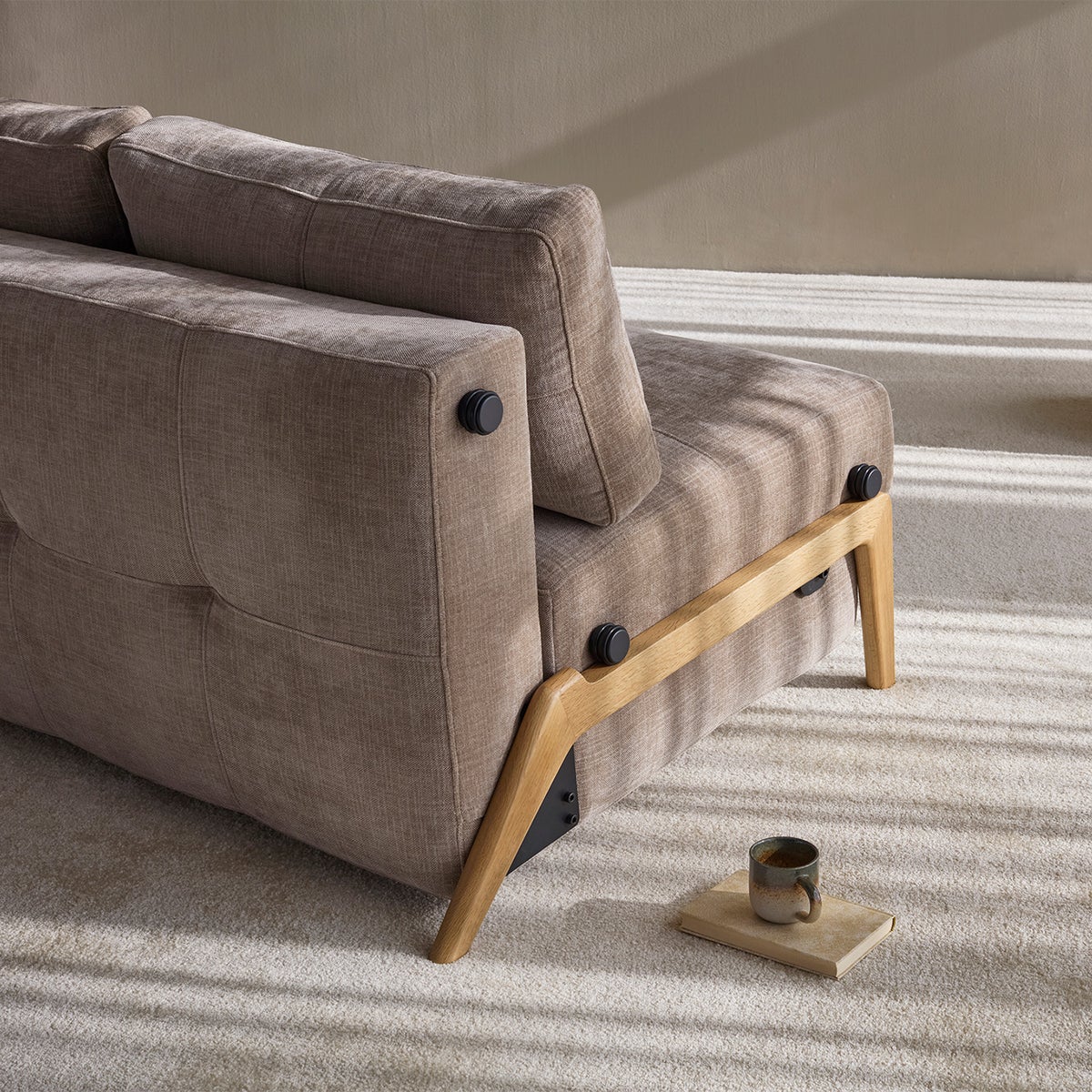 INNOVATION LIVING イノベーション・リビング CUBED 140 WOOD キューブド 140 ウッド ソファベッド