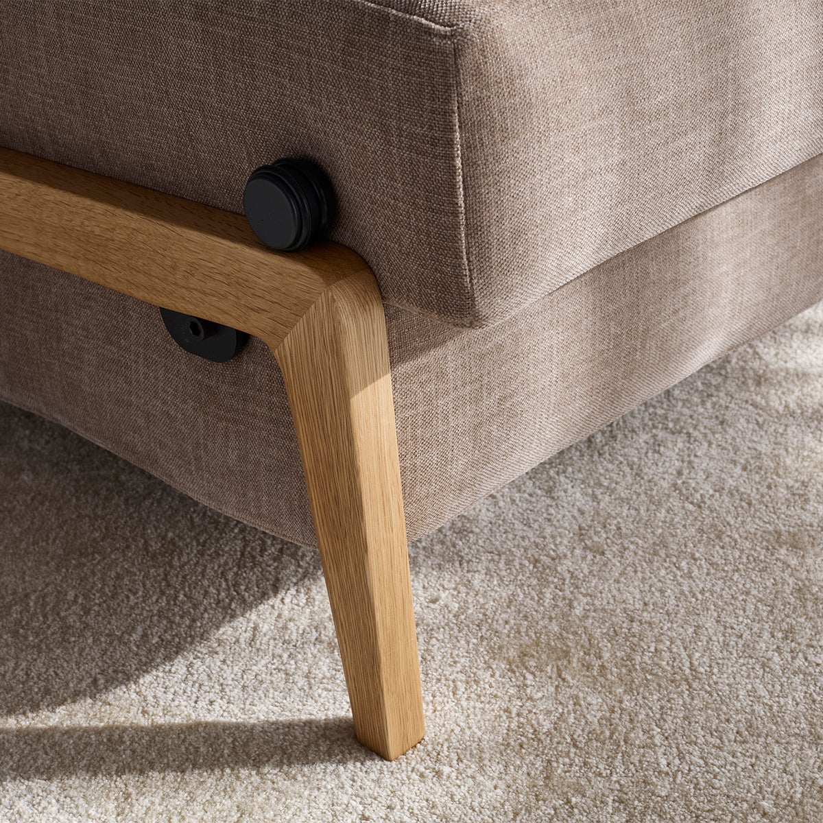 INNOVATION LIVING イノベーション・リビング CUBED 140 WOOD キューブド 140 ウッド ソファベッド