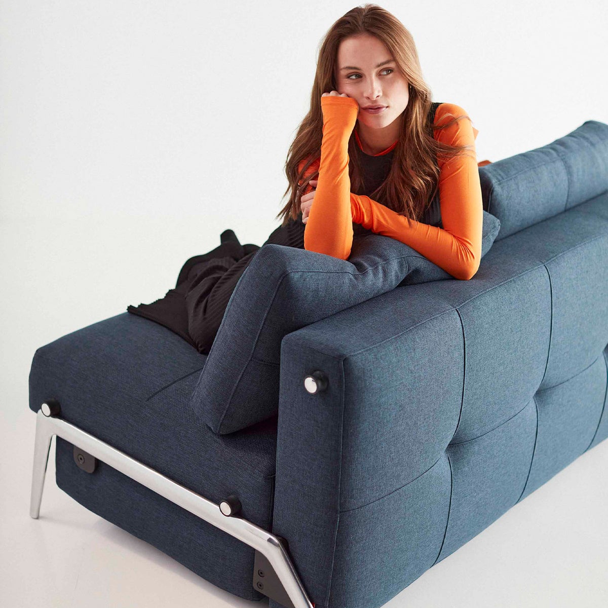  INNOVATION LIVING イノベーション・リビング CUBED 140 ALUMINIUM キューブド 140 アルミニウム ソファベッド