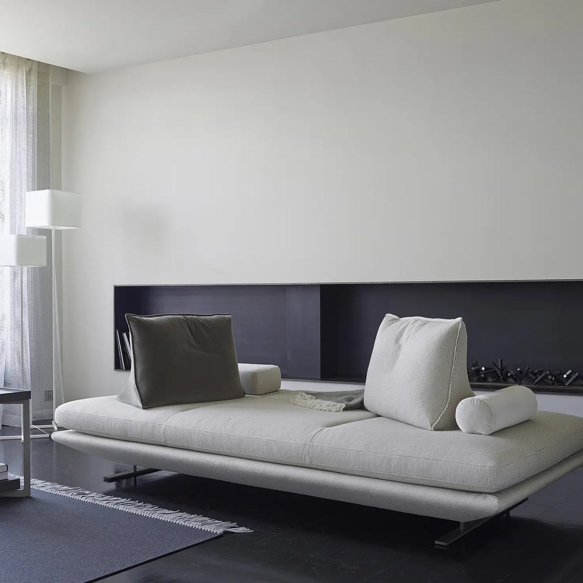 ligne roset リーン・ロゼ ROSETPrado ロゼプラド 3P ソファ 3人掛け ファブリック：Jランク 背クッション：3点セット デザイン：クリスチャン・ウェルナー