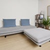 ligne roset リーン・ロゼ ROSETPrado ロゼプラド 1P ソファ 1人掛け ファブリック：Dランク 背クッション：1点セット デザイン：クリスチャン・ウェルナー