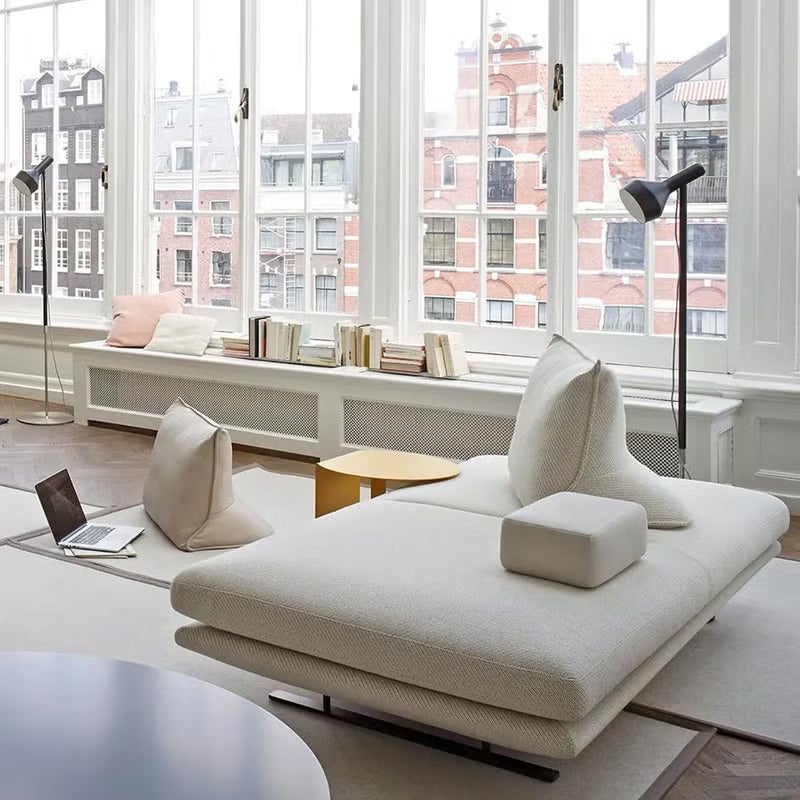 ligne roset リーン・ロゼ ROSETPrado ロゼプラド 1P ソファ 1人掛け ファブリック：Dランク 背クッション：1点セット デザイン：クリスチャン・ウェルナー