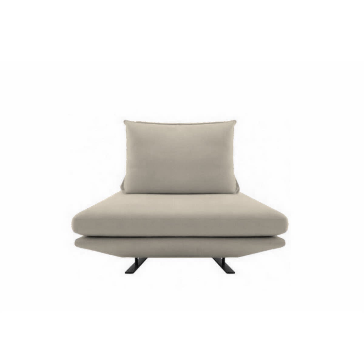 ligne roset リーン・ロゼ ROSETPrado ロゼプラド 1P ソファ 1人掛け ファブリック：Gランク 背クッション：1点セット デザイン：クリスチャン・ウェルナー
