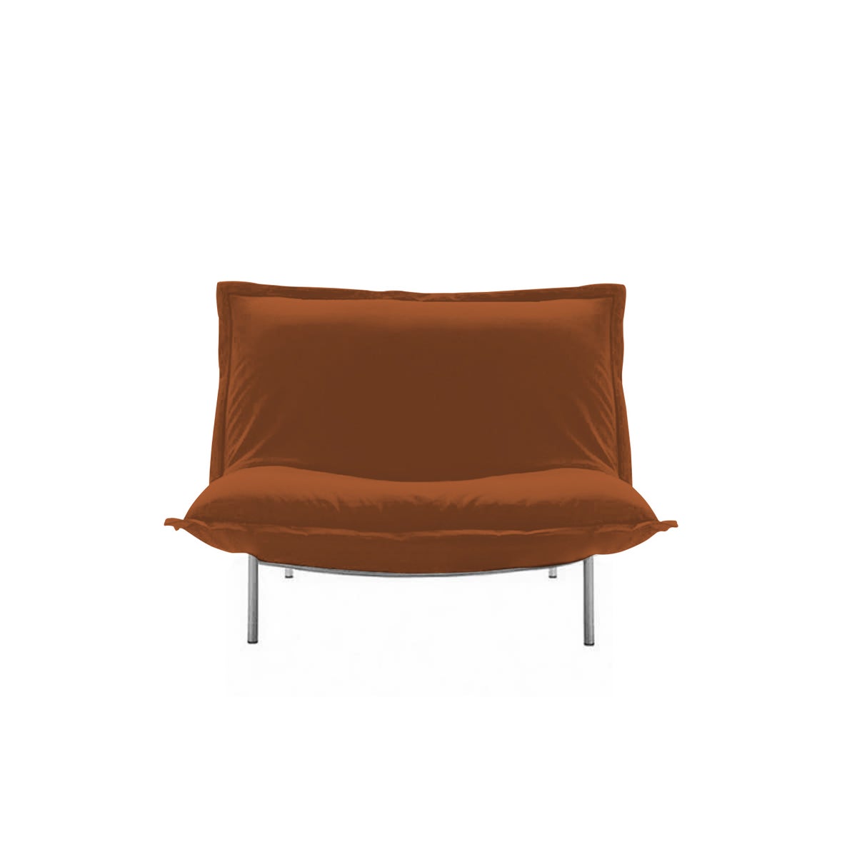ligne roset リーン・ロゼ ROSETCalin type-1 ロゼカラン タイプ1 1P ソファ 1人掛け ファブリック：Mランク（ウルトラスエード NU ヌー） ベース：スチールレッグ カバーリングタイプ リクライニング付き デザイン：パスカル・ムールグ