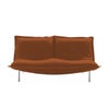 ligne roset リーン・ロゼ ROSETCalin type-1 ロゼカラン タイプ1 2P ソファ 2人掛け ファブリック：Mランク（ウルトラスエード NU ヌー） ベース：スチールレッグ カバーリングタイプ リクライニング付き デザイン：パスカル・ムールグ