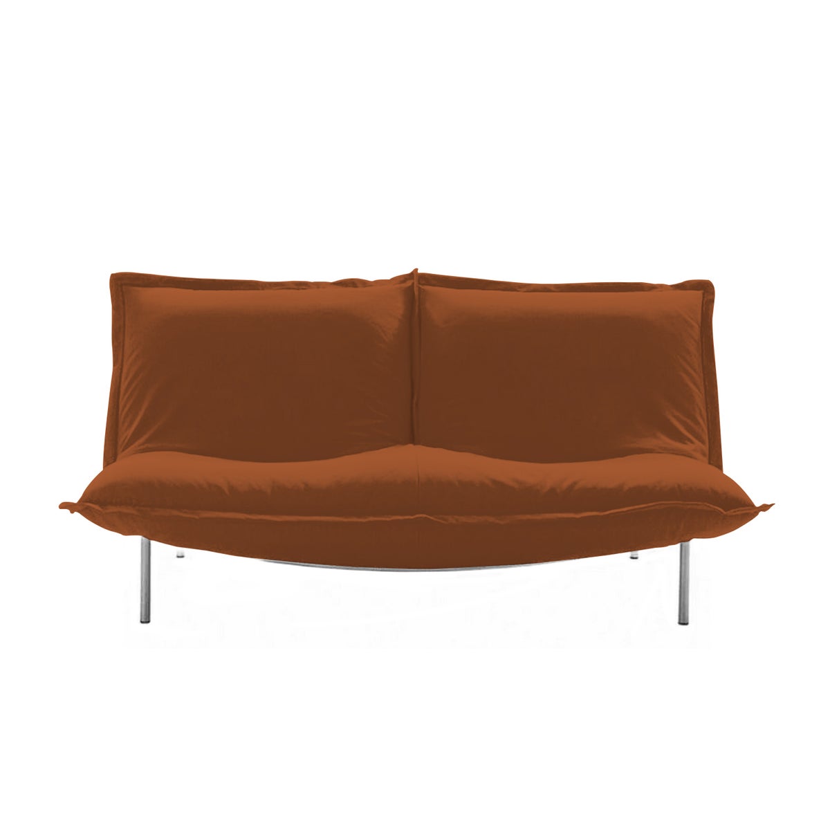 ligne roset リーン・ロゼ ROSETCalin type-1 ロゼカラン タイプ1 2P ソファ 2人掛け ファブリック：Mランク（ウルトラスエード NU ヌー） ベース：スチールレッグ カバーリングタイプ リクライニング付き デザイン：パスカル・ムールグ