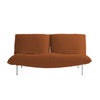 ligne roset リーン・ロゼ ROSETCalin type-2 ロゼカラン タイプ2 2P ソファ 2人掛け ファブリック：Mランク（ウルトラスエード NU ヌー） ベース：スチールレッグ 張り込みタイプ リクライニング付き デザイン：パスカル・ムールグ