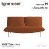 ligne roset リーン・ロゼ ROSETCalin type-2 ロゼカラン タイプ2 2P ソファ 2人掛け ファブリック：Mランク（ウルトラスエード NU ヌー） ベース：スチールレッグ 張り込みタイプ リクライニング付き デザイン：パスカル・ムールグ