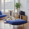 ligne roset リーン・ロゼ ROSETCalin type-2 ロゼカラン タイプ2 パフ オットマン ファブリック：Mランク（ウルトラスエード NU ヌー） ベース：スチールレッグ 張り込みタイプ デザイン：パスカル・ムールグ