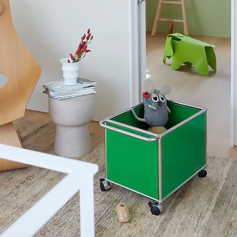 美品 USM Haller ユーエスエム ハラー キャスター 4個 ロック付き有 USM ユーエスエム USMハラー ワゴン トイボックス （キャスター付き