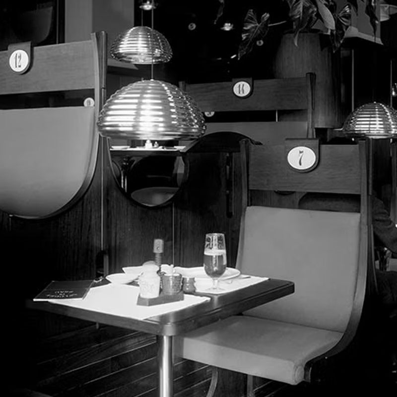 FLOS フロス SPLUGEN BRAU LED スプリューゲン ブラウ LED ペンダントランプ カラー：ポリッシュドアルミニウム デザイン：アキッレ・カスティリオーニ