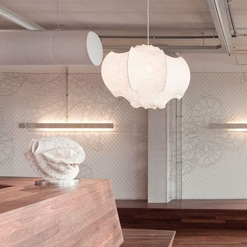 FLOS フロス VISCONTEA ヴィスコンティア ペンダントランプ Φ680mm カラー：コクーン デザイン：アキッレ・カスティリオーニ