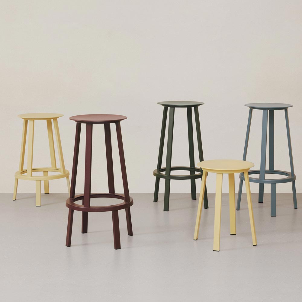 HAY ヘイ REVOLVER BAR STOOL リボルバー バースツール 48.5cm チェア カラー：7色 デザイン：レオン・ランスマイヤー