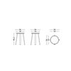 HAY ヘイ REVOLVER BAR STOOL リボルバー バースツール 48.5cm チェア カラー：7色 デザイン：レオン・ランスマイヤー