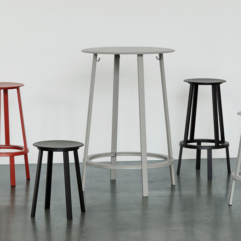 HAY ヘイ REVOLVER BAR TABLE リボルバー テーブル Φ70cm チェア カラー：3色 デザイン：レオン・ランスマイヤー