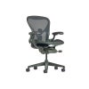 Herman Miller ハーマンミラー Aeron Chair アーロンチェア リマスタード Bサイズ ミディアム ジャスパー ポスチャーフィット フル装備 （カーペット用キャスター） デザイン：ビル・スタンフ ＆ ドン・チャドウィック
