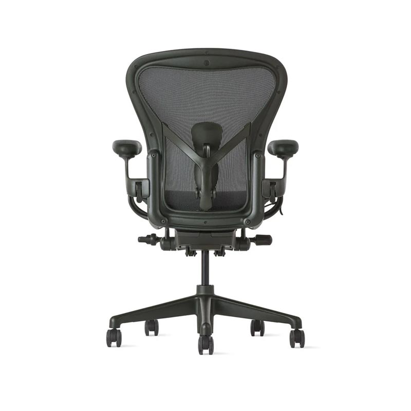 Herman Miller ハーマンミラー Aeron Chair アーロンチェア リマスタード Bサイズ ミディアム ジャスパー ポスチャーフィット フル装備 （カーペット用キャスター） デザイン：ビル・スタンフ ＆ ドン・チャドウィック