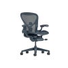 Herman Miller ハーマンミラー Aeron Chair アーロンチェア リマスタード Bサイズ ミディアム ナイトフォール ポスチャーフィット フル装備 （堅床・カーペット用ブレーキングキャスター） デザイン：ビル・スタンフ ＆ ドン・チャドウィック