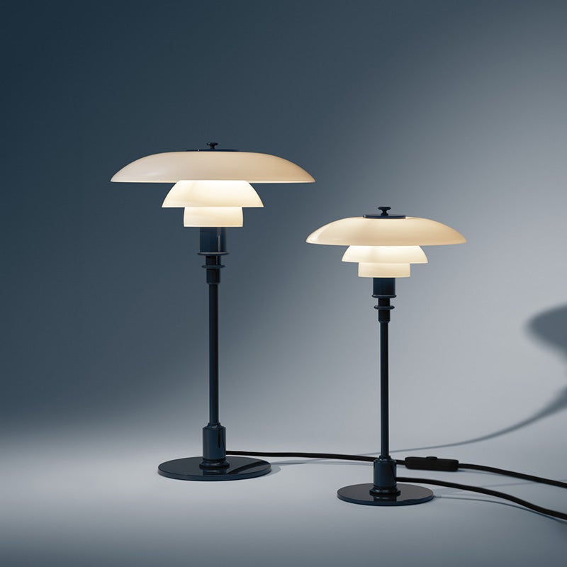 Louis Poulsen ルイスポールセン PH 3/2 Table テーブルランプ スタンドライト Φ290mm カラー：グロッシー・ディープ・ブルー アルミ光沢仕上げ デザイン：ポール・ヘニングセン