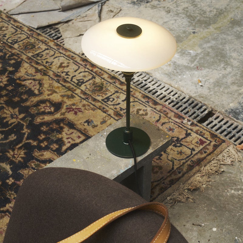 Louis Poulsen ルイスポールセン PH 3/2 Table テーブルランプ スタンドライト Φ290mm カラー：グロッシー・ディープ・グリーン アルミ光沢仕上げ デザイン：ポール・ヘニングセン