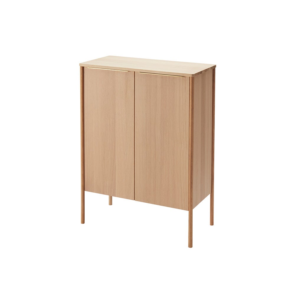 FRITZ HANSEN フリッツ・ハンセン SKAGERAK スカゲラック コレクション JUT ジュット ハイキャビネット 高さ：114cm オーク オイル仕上げ 天板カラー：3色 デザイン：トーマス・ジェンキンス