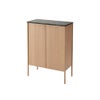 FRITZ HANSEN フリッツ・ハンセン SKAGERAK スカゲラック コレクション JUT ジュット ハイキャビネット 高さ：114cm オーク オイル仕上げ 天板カラー：3色 デザイン：トーマス・ジェンキンス